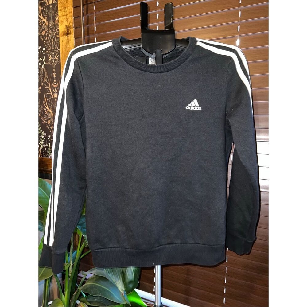 Adidas 3 stripe Crewneck - Picture 1 of 2